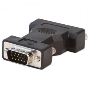Image of Lindy 71245 cable interface/gender adapter VGA DVI-A Black