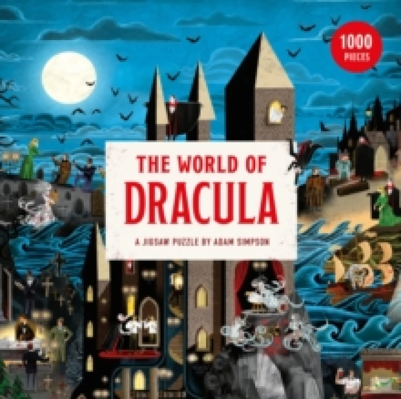 Image of The World of Dracula : A Jigsaw Puzzle by Adam Simpson Jigsaw