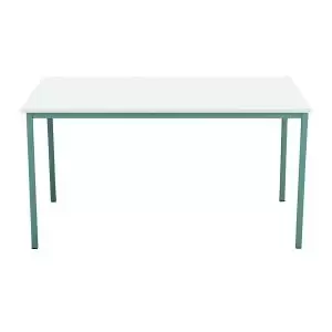 Image of Serrion Rectangular Table 1500mm White KF79852 KF79852