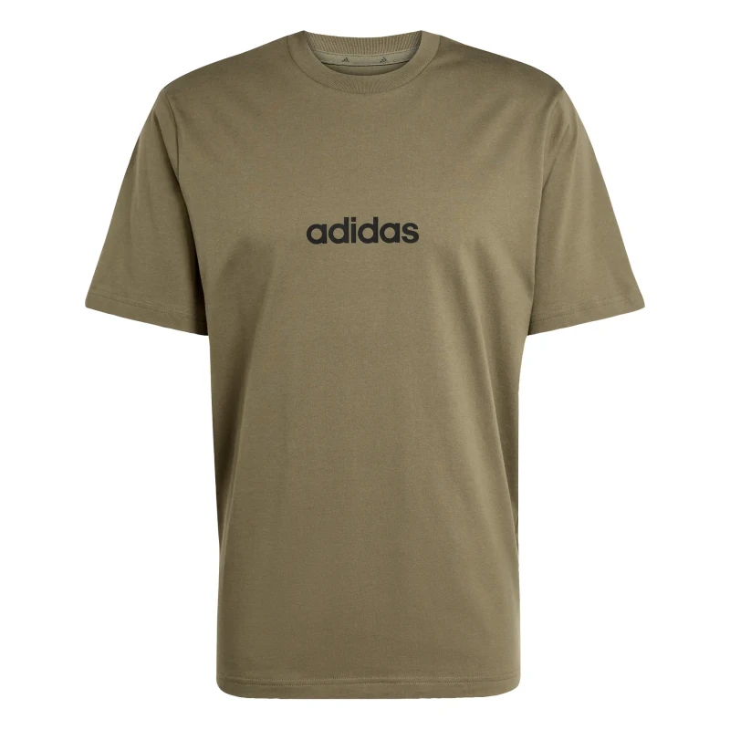 Image of adidas Essentials Single Jersey Logo T-Shirt Mens - Green Green S