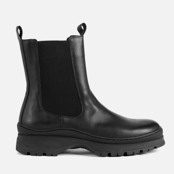 Image of Ted Baker Mens Akeeno Leather Chelsea Boots - Black - UK 8