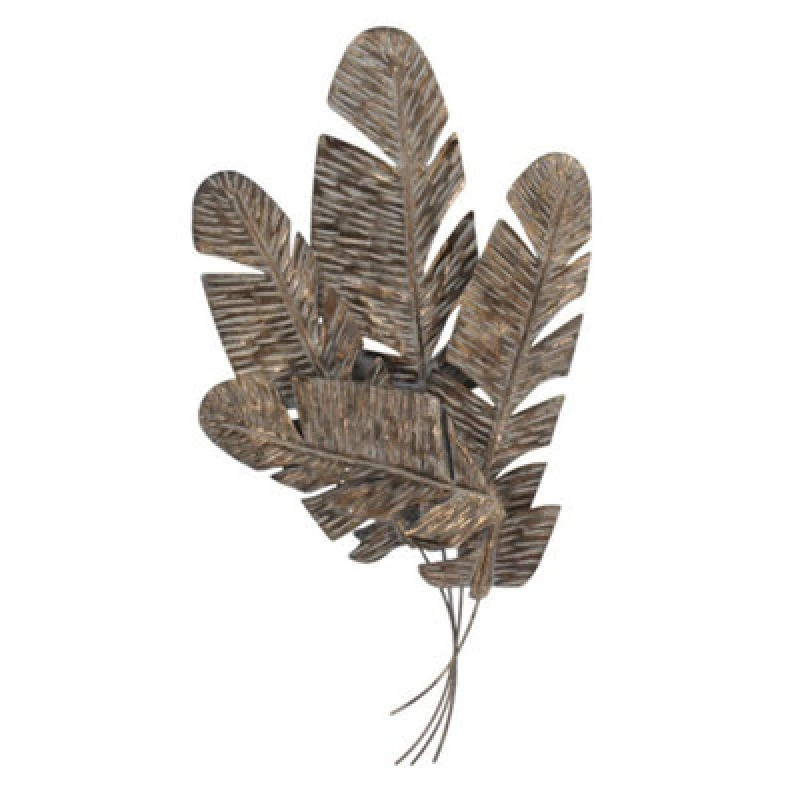 Image of MSL 116CM METAL WALL DECOR Feathers