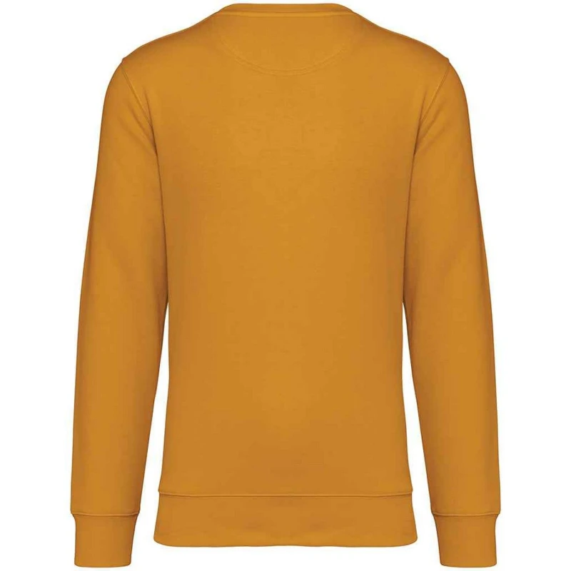 Image of Native Spirit Mens Crew Neck Sweatshirt in Mustard Size: XS Mustard Male XS