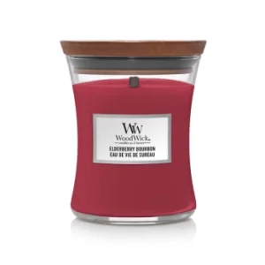 Image of WoodWick Elderberry Bourbon Medium Jar Candle 275g