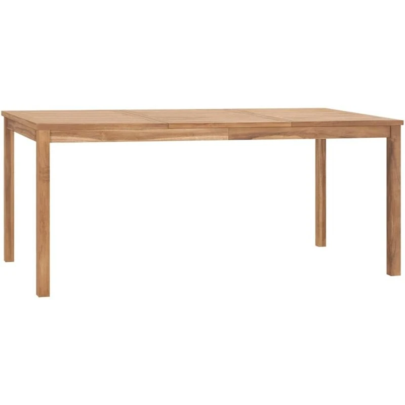 Image of VIDAXL Garden Dining Table 180x90x77cm Solid Teak Wood Vidaxl 8720286208397