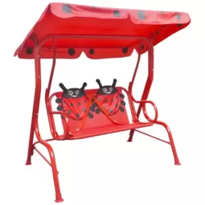 Image of VidaXL Kids Swing Seat Red