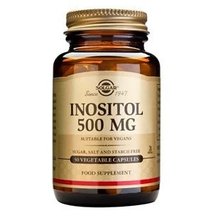 Image of Solgar Inositol 500 mg Vegetable Capsules 50 Vegicaps
