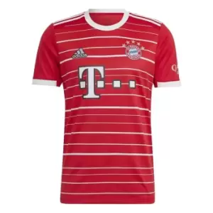 Image of adidas Bayern Home Jersey Mens - Red