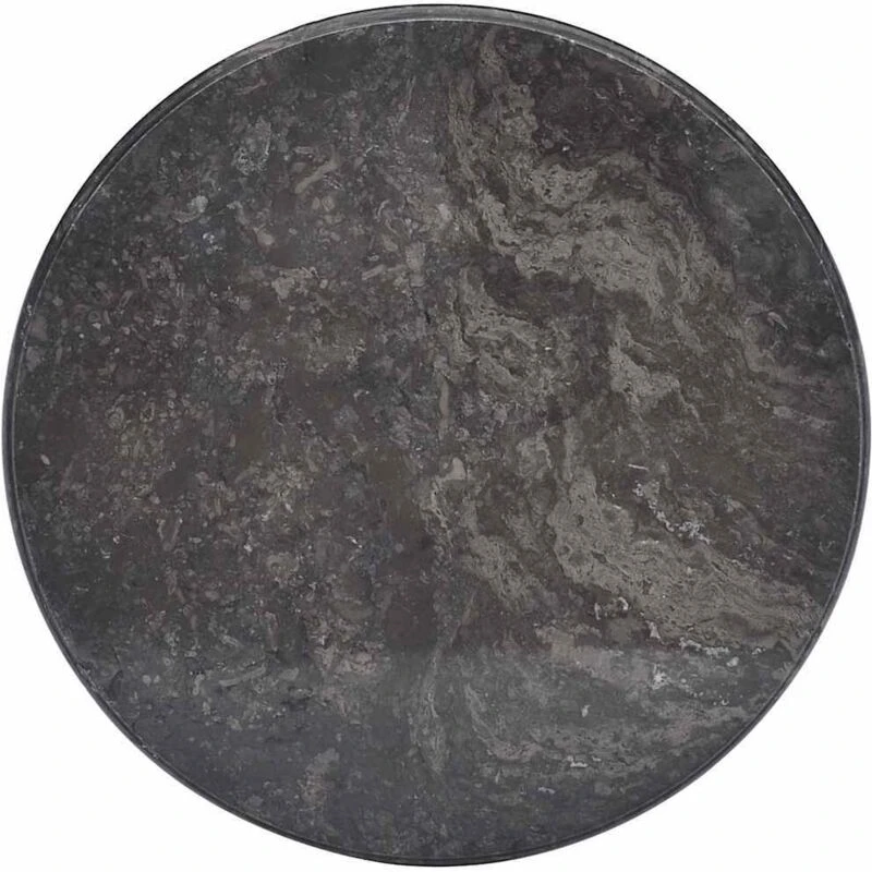 Image of VIDAXL Table Top Black Ø50x2.5cm Marble vidaXL 8720286301043