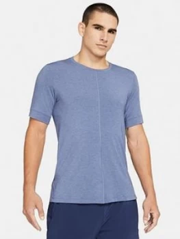 Image of Nike Training Yoga Dry T-Shirt - Navy