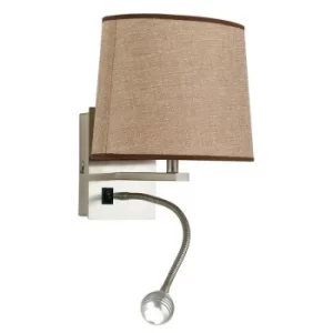 Image of Fan Europe HELLY LED Reading Light Ecru 160lm 4500K 19.5x24x25cm