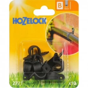 Image of Hozelock CLASSIC MICRO Wall Clip 1/2" / 12.5mm Pack of 10