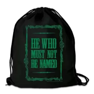 Image of Harry Potter Gym Bag He Who Must Not Be Named