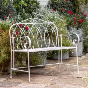 Image of Gallery Direct Trivis Outdoor Bench Vanilla