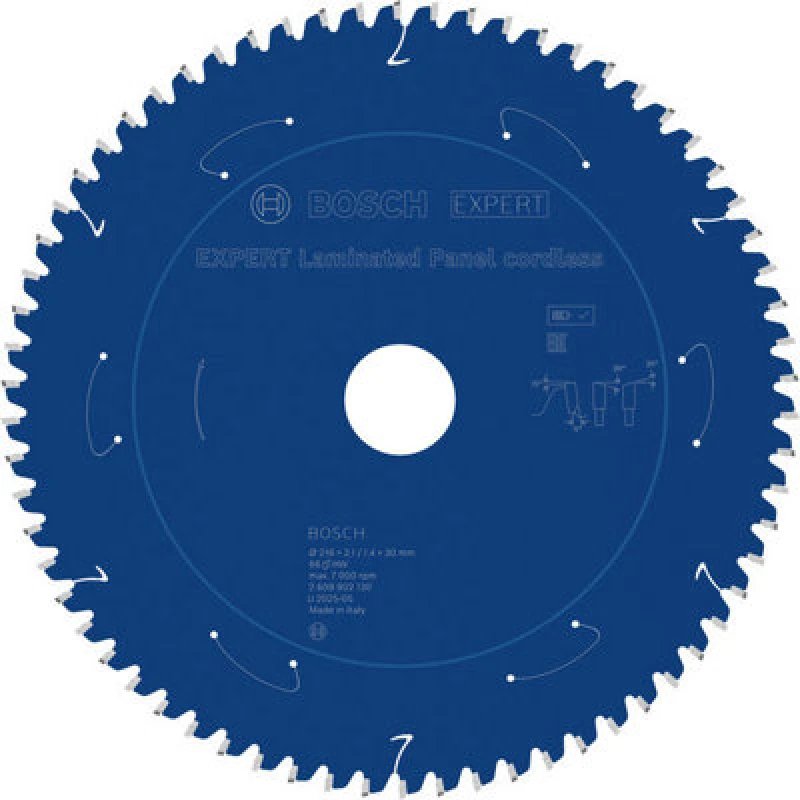 Image of Bosch Expert Laminated Panel Circular Saw Blade 216 X2.1/1.4X30mm T66 2608902130