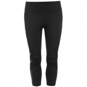 Image of Reebok Mesh Capri Leggings Ladies - Black