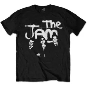 Image of The Jam - B&amp;W Group Shot Unisex XX-Large T-Shirt - Black