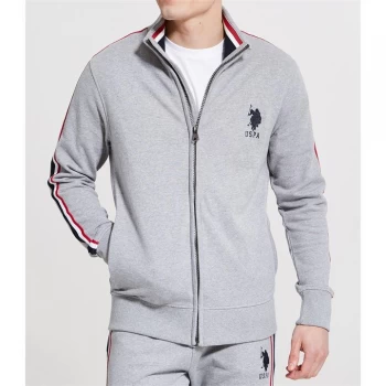 Image of US Polo Assn Tape Funnel Sweatshirt - Vintage Grey