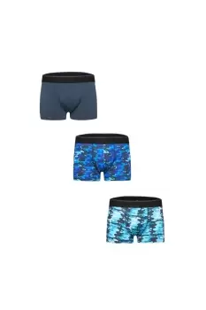 Image of Camo Boxer Shorts (Pack Of 3)