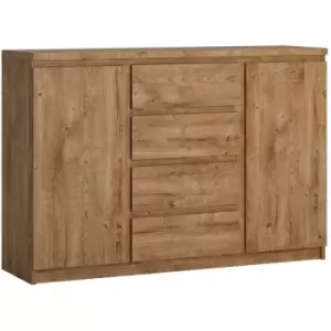 Image of Fribo 2 door 4 drawer sideboard in Oak