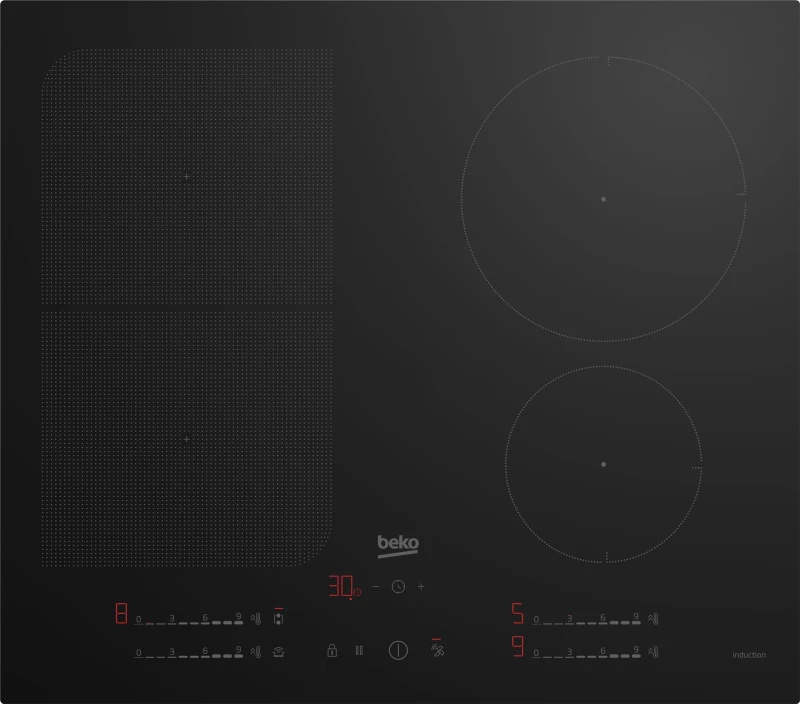 Image of Beko HII64760UFT 60cm Induction Hob - Black