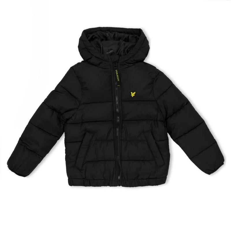 Image of Lyle and Scott Quilted Jacket Juniors - Black 5 - 6 Years