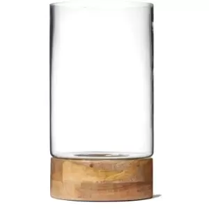 Image of Nkuku Idha Tapered Hurricane Lantern 28cm