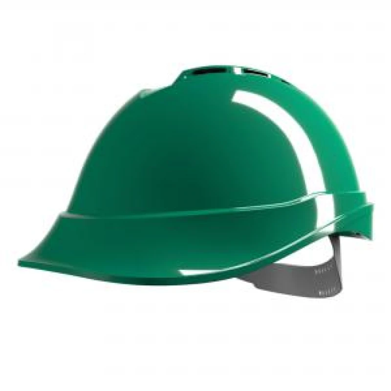 Image of MSA V - Gard 200 Vented Safety Helmet Green