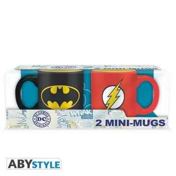 Image of Dc Comics - Batman & Flash Espresso Mugs