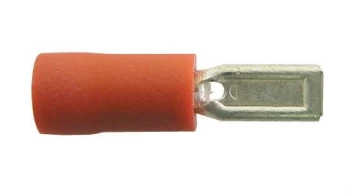Image of Wiring Connectors - Red - Male Slide-On - 2.8mm - Pack of 25 PWN770 WOT-NOTS