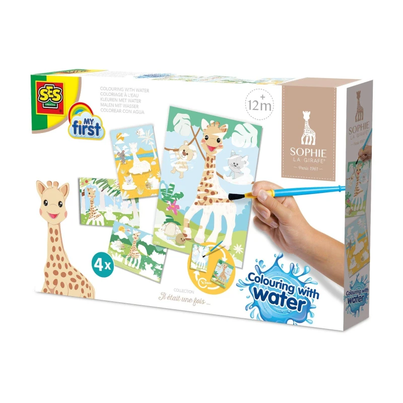Image of SES Creative Sophie la girafe - Colouring with water Multi unisex One Size