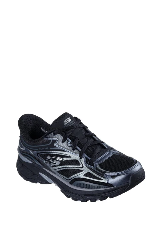Image of Skechers Womens Stamina Sport Trainer in Black Size: 7 Black Female 7