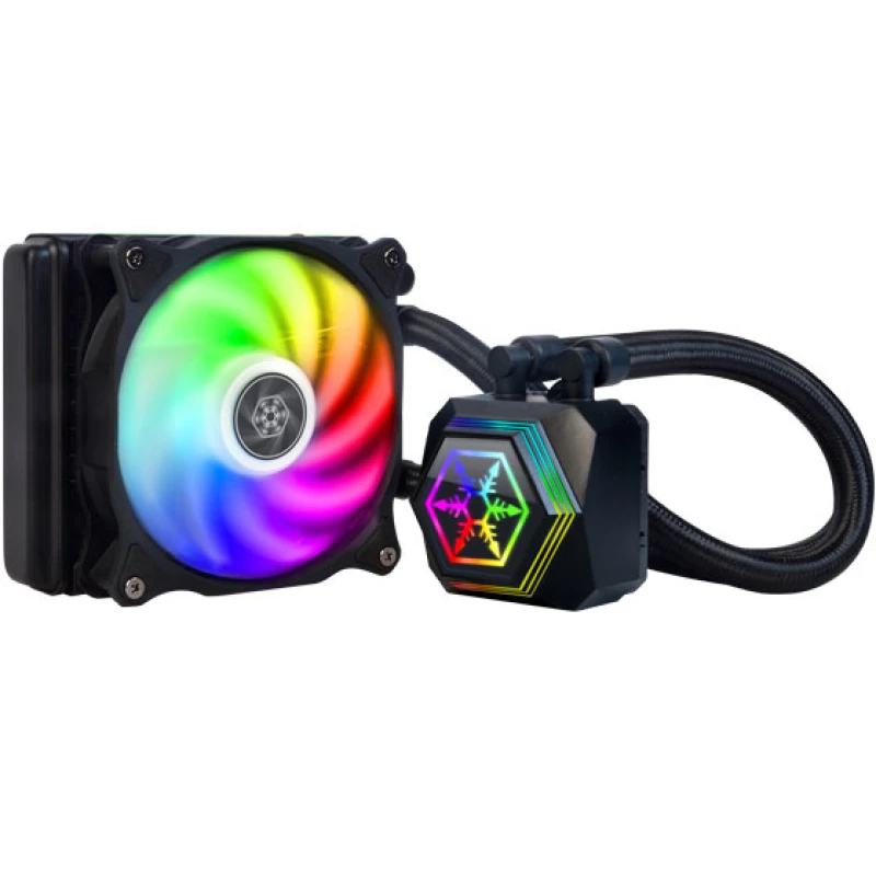 Image of Silverstone PF120-ARGB Processor All-in-One liquid cooler 12cm Black