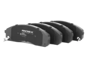 Image of RIDEX Brake pad set KIA 402B0376 0K56A3323Z,0K56B3323Z,0K56B3323ZA 0K58A3323Z,0K72G3328Z,0K75A3328Z,0K75B3328Z,581014EA00,K56B3323Z