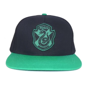 Image of Harry Potter - Badge Slytherin Unisex Cap Snapback - Black