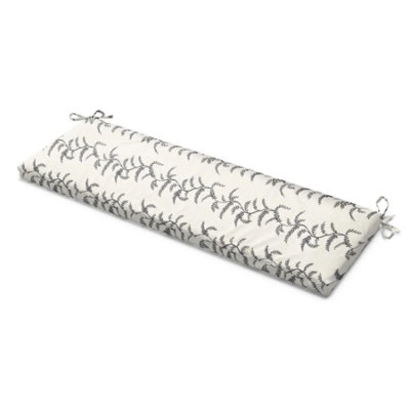 Image of Luxury Living Linen Fern Garden Bench Seat Pad