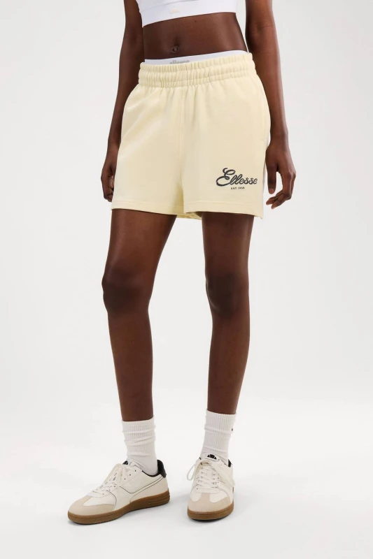 Image of Ellesse Womens Deliziosi Short in Yellow Size: 8 Yellow Female 8