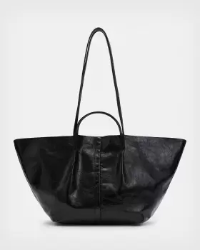 Image of AllSaints Odette Leather Tote Bag