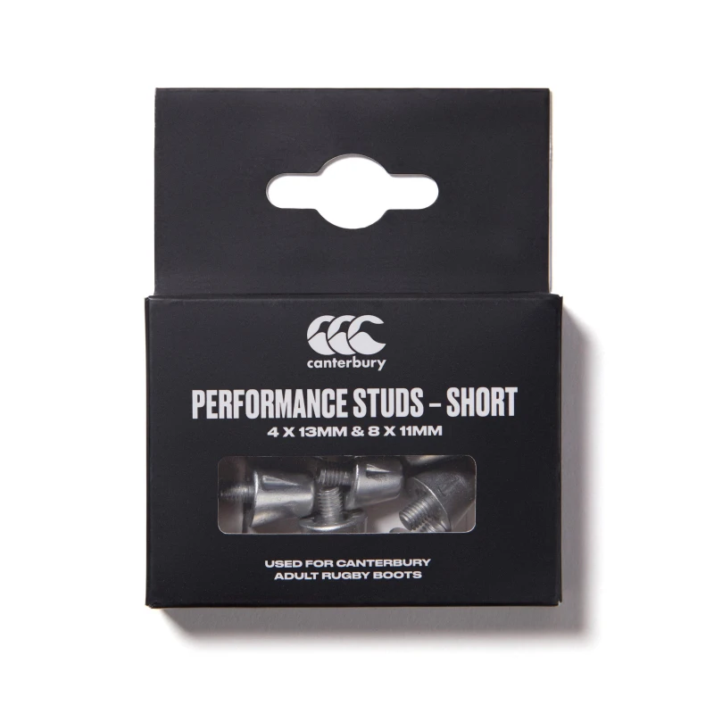 Image of Canterbury Performance Studs Adults - Silver Silver One Size