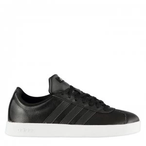 Image of adidas VL Court 2 Trainers Ladies - Black/Wht