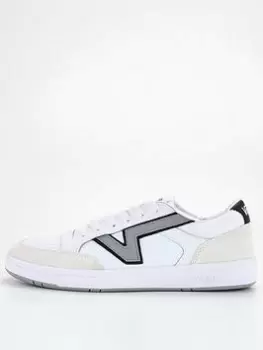 Image of Vans UA Lowland ComfyCush Trainers - White/Grey Size 8, Men