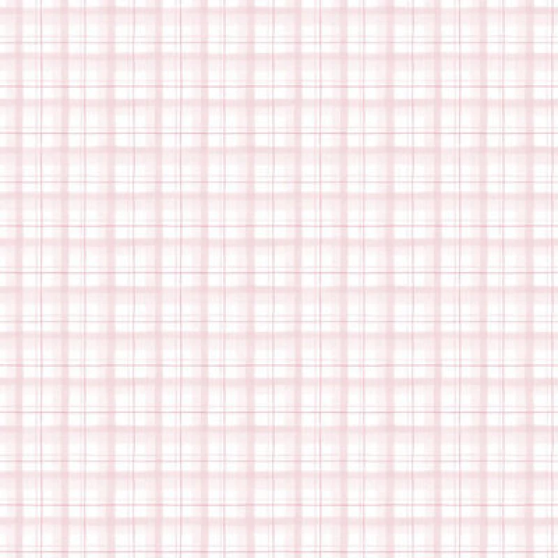 Image of Galerie Country Cottage Pink Country Check Smooth Wallpaper