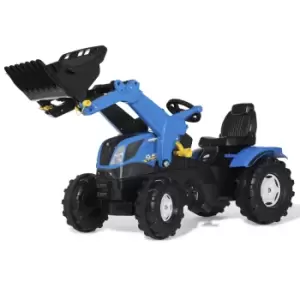 Image of New Holland T7 Kids Tractor with Front Loader