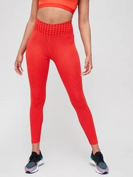 Image of Nike The One Dri-FIT Icon Clash Legging - Red, Red Size M Women