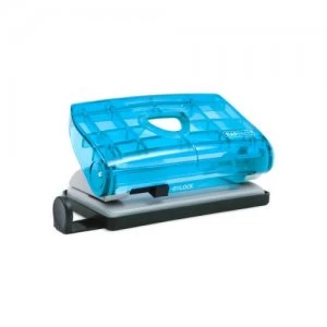 Image of Rapesco 810-P 2-Hole Punch 12 Sheets Assorted Trnsprnt clrs