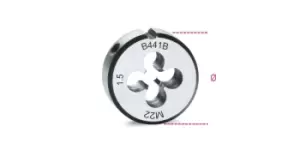 Image of Beta Tools 441B Chrome-Steel Fine Pitch Metric Thread Die M18 x 2mm Ø: 50.8mm