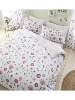 Image of Catherine Lansfield Catherine Lansfield Wild Flowers Duvet Set - Db