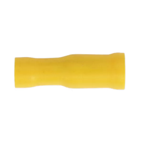 Image of Genuine SEALEY YT22 Female Socket Terminal Ø5mm Yellow Pack of 100