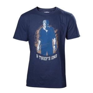 Image of Uncharted 4 A Thief's End Mens Boxcover X-Large T-Shirt