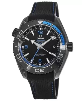 Image of Omega Seamaster Planet Ocean 600M GMT Deep Black Mens Watch 215.92.46.22.01.002 215.92.46.22.01.002